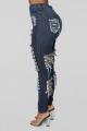 High Waist Ripped Jeans For Women Fashion Trendy Stretch Jeans Casual Denim Pencil Pants S-2XL drop shipping.