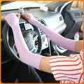 1 Pair Ice Sleeves UV Protection Solid Color Sunscree Arm Sleeves Men Women Quick Drying Dvring Fishing Elastic Cooling Sleeves. 