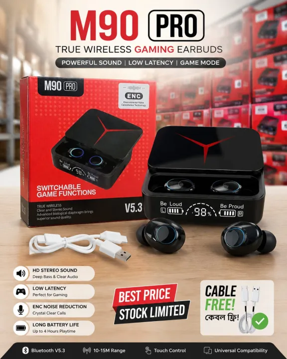 M90%20Pro%20TWS%20Digital%20Display%20Earbuds%20with%20HD%20Voice%20Noise%20Cancelling%20Bluetooth%20Feature%20By%20Gadget%20Mix%20-%20Image%203