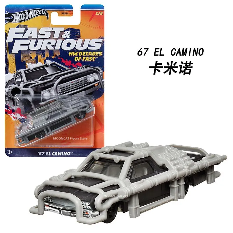 1/64 Original Car Fast Furious Hw Decades Of Fast Boys Toy Diecast