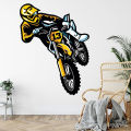 Motocross Dirt Bike Wall Decal Boys Bedroom Playroom Home Decoration Motorbike Extreme Sport Art Window Sticker Mural. 