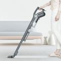 Deerma Dx700S 2In1 Vertical Handheld Vacuum Cleaner With Large Capacity Dust Box Low Noise Triple Filter Dust Collector, Grey. 