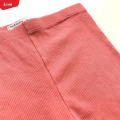Toddler Girls Cotton Ribbed Lettuce Cuff Full Length Leggings From Levin. 