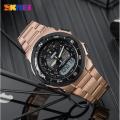 SKMEI 1370 Stainless Steel Waterproof Wrist Watch. 