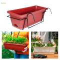 Fence Balcony Hanging Planter for Patio Outside Window Deck Railing Planter. 