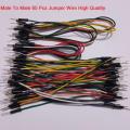 65Pcs Set M-M Jumper Wires Male To Male Ribbon Set Connecting Wire 65Pcs Male To Male Jumper Wire Cables Arduino Projects Prototyping Jumper Cable Diy - Multi Plug.