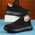 Rui Couple's Unisex Shoes Sports Shoes Mesh Breathable Casual Shoes Soft Bottom Comfortable Slip-on Sock Shoes Men. 