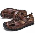 2020 Summer Men's Sandals Fashion Men Casual Shoes Design Beach Men Shoes Leather Sandals Man Sandals Big Size 38-48.