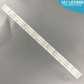 LED backlight strip 8 lamp for Aiwa 40TV BBk 40LEM-1043/FTS2C EU40DT200 MS-L2665-A MS-L2665-B LA021 MS-L2665-A V1 MS-L2665-B V2. 
