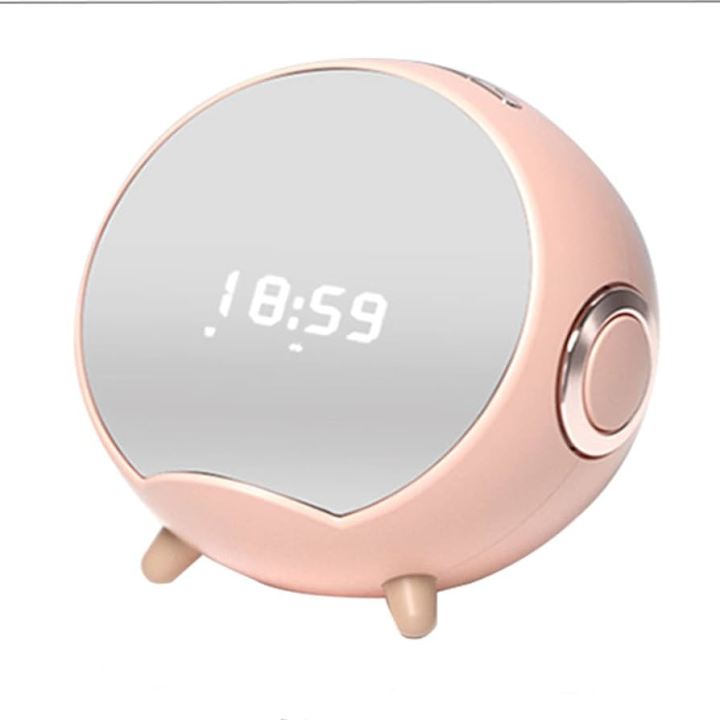 Star Planet Smart Wireless Charging Bluetooth Speaker Home Desktop Phone Stand Alarm Clock Bluetooth Speaker- Time Square