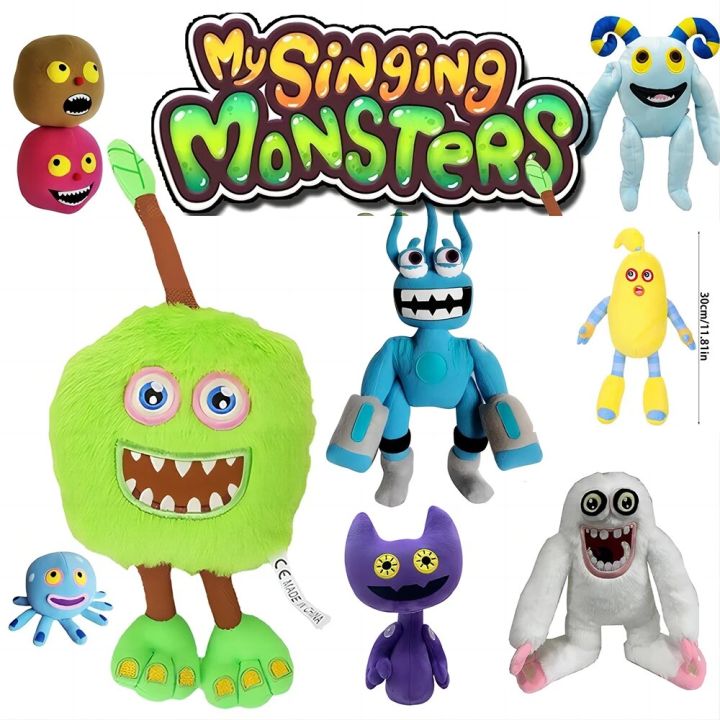 My Singing Monsters Plush Toy Cartoon Game Peripheral Plush Toys Soft Stuffed Furcorn Plush Doll for Kids Birthday Gifts