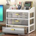 Drawer-Style Desktop Storage Box Office Desk Work Desk Organizer Stationery Cosmetic Shelf Locker Hao. 