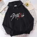 2023 Korean Star Stray Kids Unisex New Fashion Long Sleeve Printed Hoodies Front Pocket Inside Fleece Pullover Sweater Sweatshir. 