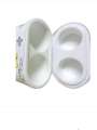 PVC Double Feeder Warmer - White. 