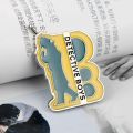 Anime Detective Conan Communicator Brooch Enamel Badge Lapel Pin Backpack Bags Coat Jewelry For Men Women Gifts Cosplay. 