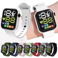 Multi-color Smart Watch For Kids Boy Girl Fashion Sports Bracelet LED Digital Wrist Watches Children's Smartwatch Waterproof.