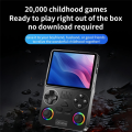 J36 Ultra Retro Handheld Game Console 3.5 Inch Screen 64G Storage Capacity 20000 Games Support for 20+ Simulators Portable Video Game Player.