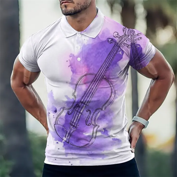 Men's%20Polo%20Shirt%20Golf%20Shirt%20Funny%20Pattern%203D%20Printed%20Musical%20Guitar%20Outdoor%20Casual%20Street%20Short%20Sleeve%20Sports%20Fashion%20Street%20Top%20-%20Image%206