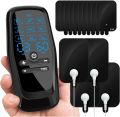 Dual Channel TENS Unit for Pain Relief Rechargeable Electronic Pluse Muscle Stimulator Massager Low-Frequency Multi-Function Physiotherapy Instrument with 10pcs Electrode Pads. 