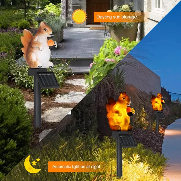 Migeet%20Solar%20Lawn%20Light%20Squirrel%20Shape%20Lawn%20Outdoor%20Landscape%20Lamp%20Garden%20Decor%20-%20Image%203