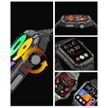 New QW88 Smart Watch Magnetic Suction Charging Bluetooth Call Gaming NFC Heart Rate Sleep Monitor Pedometer Multi-Sport Mode Smartwatch. 