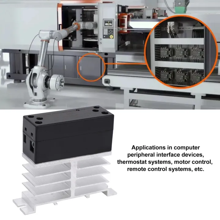 SSR%20Module,%20Flame%20Retardant%20ABS%20Aluminum%20Alloy%2024-480VAC%20Output%20Solid%20State%20Relay%20Module%20Rust%20Proof%2010A%20for%20Peripheral%20Interface%20Equipment%20-%20Image%208