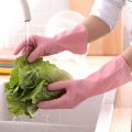 Household Dishwashing Gloves Men's and Women's Waterproof Extra Thick Durable Seasons Kitchen Laundry Rubber Thin Milk Cleaning.