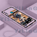 Casing itel A56 Pro design for mobile phone case Cartoon astronaut. 