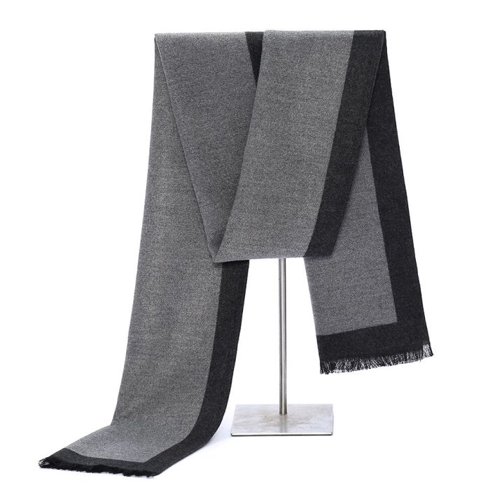 4%20Colors%20Designer%20Men%20Classic%20Business%20Warm%20Faux%20Cashmere%20Tassel%20Soft%20Shawl%20Wrap%20Winter%20Scarf%20Black%20Grey%20Contrast%20Scarves%20-%20Image%202