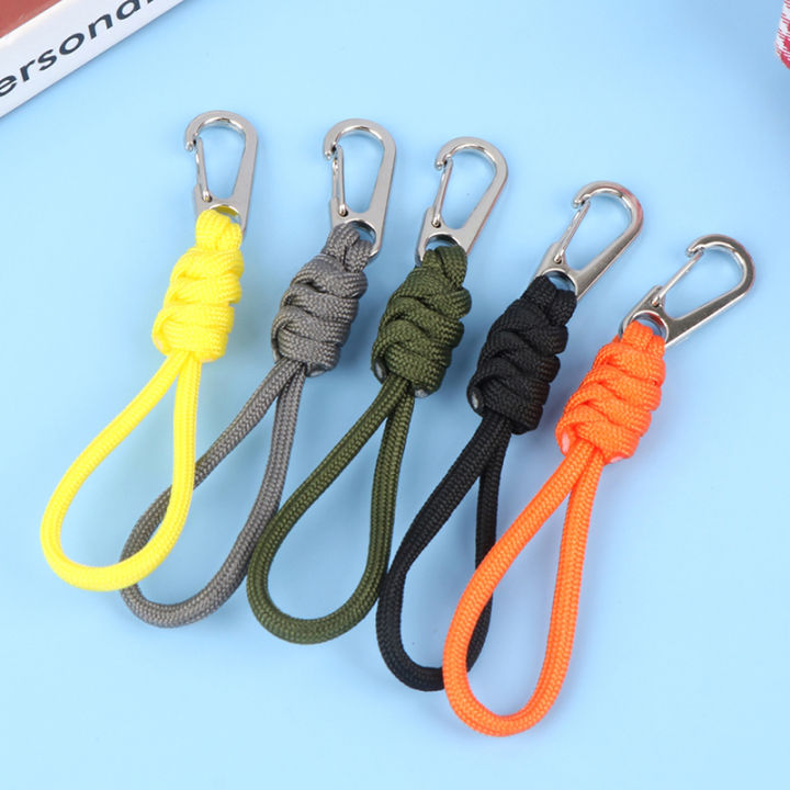 【Hot ticket】 1Pc Multi-function Paracord Keychain Anti-lost Camera Lanyard Carabiner Hook Cord Backpack Hanging Rope Outdoor Survival Tool Tetuo