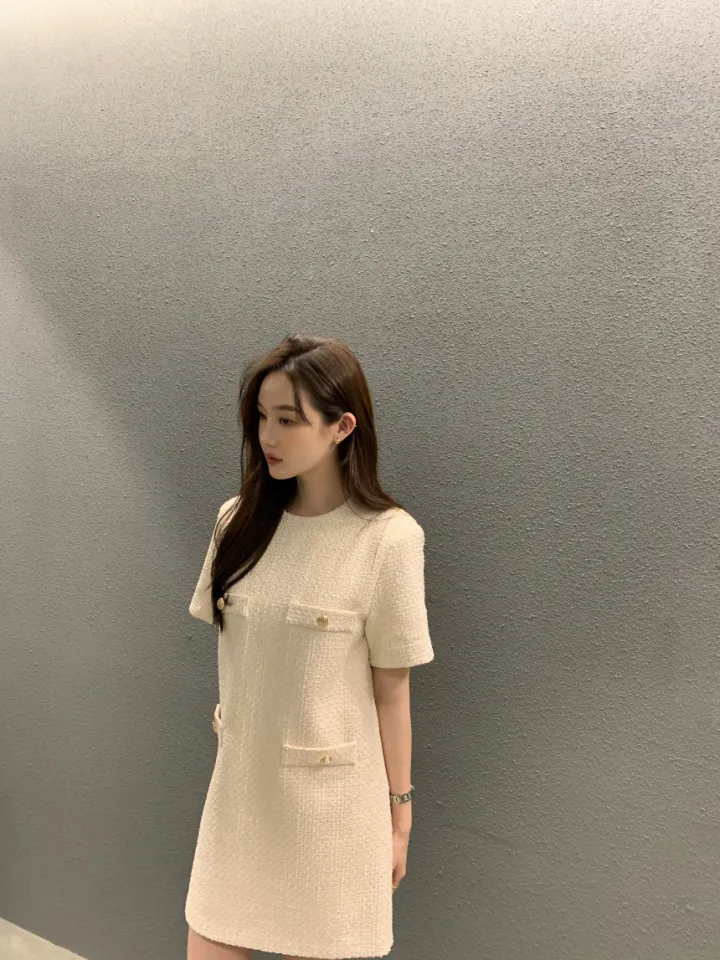 korobov retro dress Korobov French Vintage Dress Solid Female Simple Fashion Loose Dresses  Small Incense Style Gentle Vestidos De Verano Mujer 2022
