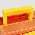 12-inch Tool Box Plastic Tool Box with Tray and Organizers Includes Removable 3 Small Parts Boxes.