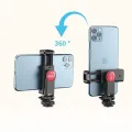 Ulanzi ST-06 Camera Hot Shoe Phone Tripod Mount 360 Rotation Cold Shoe Monitor Phone DSLR Mount Adapter for Gimbal Mic LED Light. 