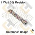 1W Carbon Film Resistor 4.7K Ohm 5%-50Pcs. 