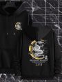 dragon printed Cotton fabrics New Stylish Hoddie For Man & Womens. 