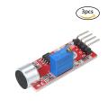3pcs Mini High Sensitivity Microphone Sound Sensor Module Voice Sensor Detection Module For Arduino. 