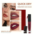 Beauty Glazed Matte Waterproof Long Lasting Liquid Lipstick -104#DARK BROWN.