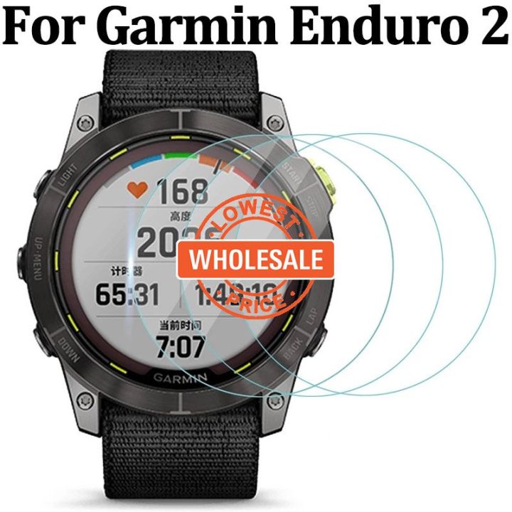 Full Curved Anti-Scratch Compatible with Garmin Enduro 2 Screen Protective Film Full Coverage HD Clear Tempered Glass Protector