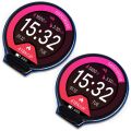 FORIDE 2pcs 1.28Inch Round Display LCD Screen Module GC9A01 SPI Communication RGB 65K Color Support Raspberry. 