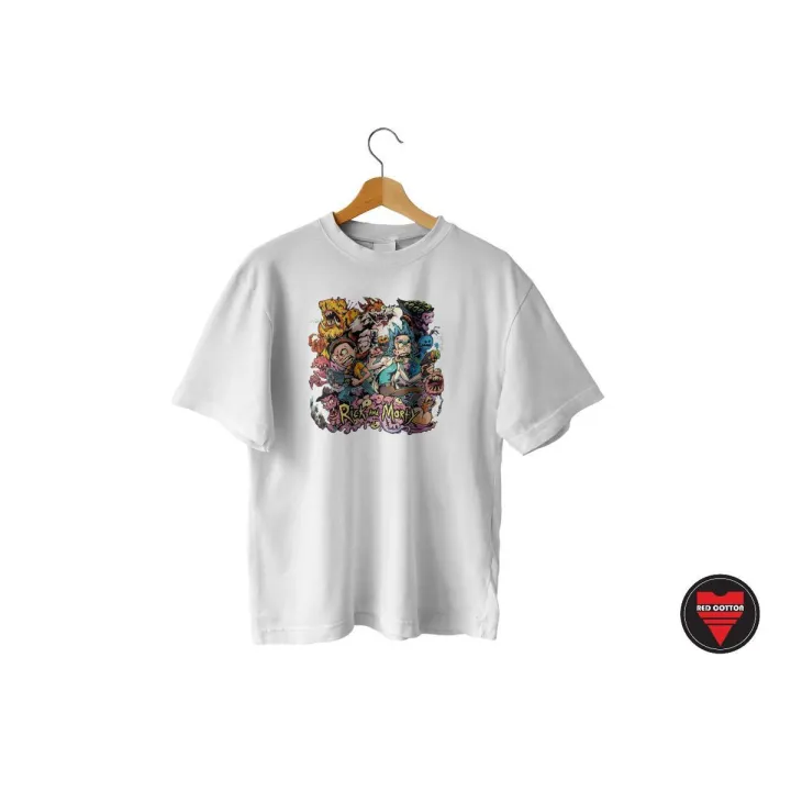 Rick and Morty Cotton White T Shirt  for Everyone