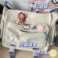 Messenger Bag Japanese Handbags School Korean Single Shoulder Girl Student Hong Kong Style Retro Large Capacity Postman Women's. 