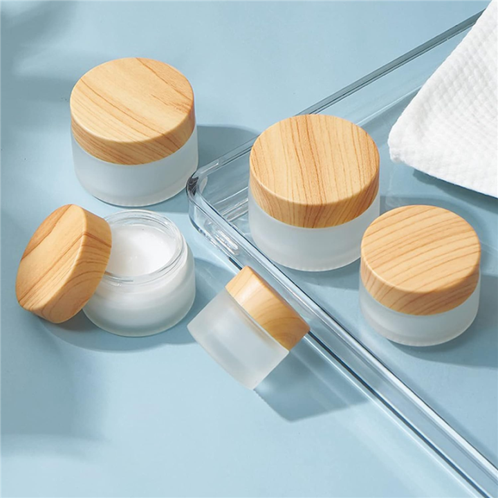 Pack%20Of%206%2030%20Ml%20Glass%20Jars%20Matt%20Clear%20Glass%20Jars%20With%20Wooden%20Lid,%20High-Quality%20Glass%20Jars%20-%20Image%204