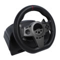 PC Steering Wheel 270 Degree Gaming Steering Wheel Accurate Control for Game Console. 