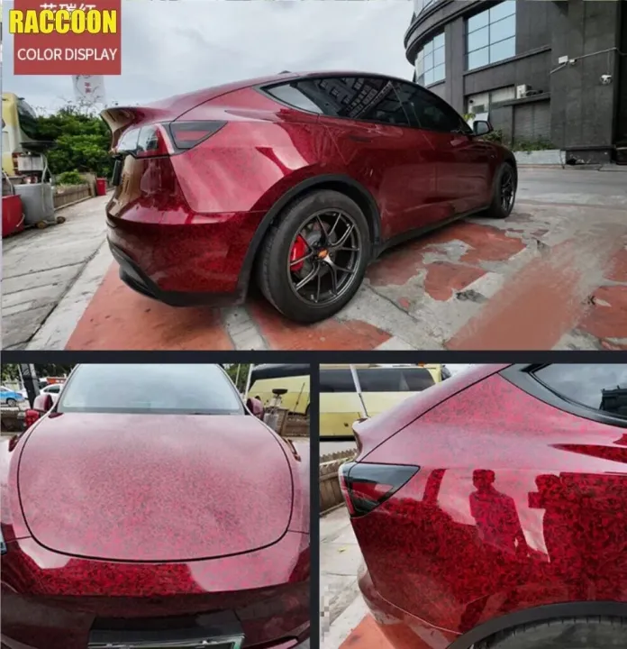Glossy%20Red%20Forged%20Carbon%20Fiber%20Vinyl%20Wrap%20Car%20Wrapping%20Film%20For%20Vehicle%20Motorcycle%20Bicycle%20-%20Image%202
