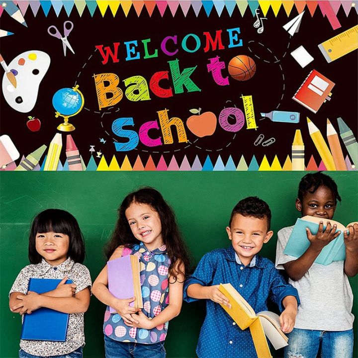 Welcome%20Back%20to%20School%20Banner,%20First%20Day%20of%20School%20Backdrop%20Banner%20,Welcome%20Back%20to%20School%20Party%20Decorations%20Supplies%20-%20Image%206