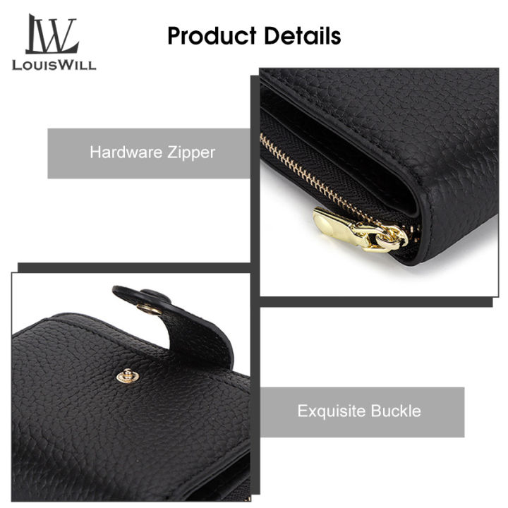 LouisWill%20Women's%20Wallet%20Simple%20Fashion%20Purse%20Large%20Capacity%20Money%20Bag%20Multifunctional%20Clutch%20Wallet%20PU%20Leather%20Card%20Wallet%20For%20Women%20Hasp%20Zipper%20-%20Image%206