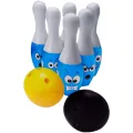 Bowling Set Toy with Emoji drawing for Kids ( Bowling Game Set 6 Bottles & 2 Balls ). 