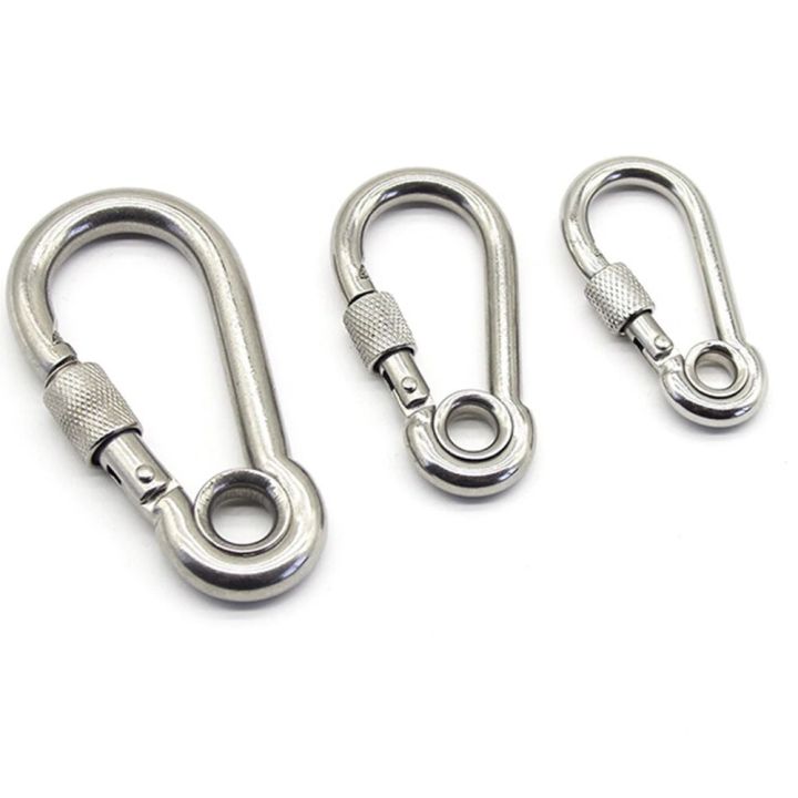 304%20Stainless%20Steel%20Screw%20Lock%20Climbing%20Gear%20Carabiner%20Quick%20Links%20Safety%20Snap%20Hook%20Chain%20Connecting%20Ring%20Carabiner%20Chain%20Buckle%20-%20Image%204