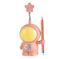 Cartoon Astronaut SpacemanLEDPencil Sharper Table Lamp Children's Eye Protection Bedside Lamp Ambience Light Seven-Color Night Light. 