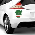 【Mary DAI Store】Tri Mishki 15*13cm Chechen Republic Ichkeria map car sticker Decals Motorcycle Accessories Stickers.